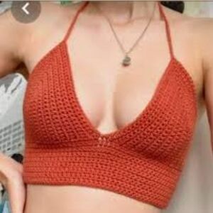 Y2K Handknit Crop top